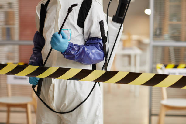 Professional Biohazard Cleanup technician working in Mansfield, TX